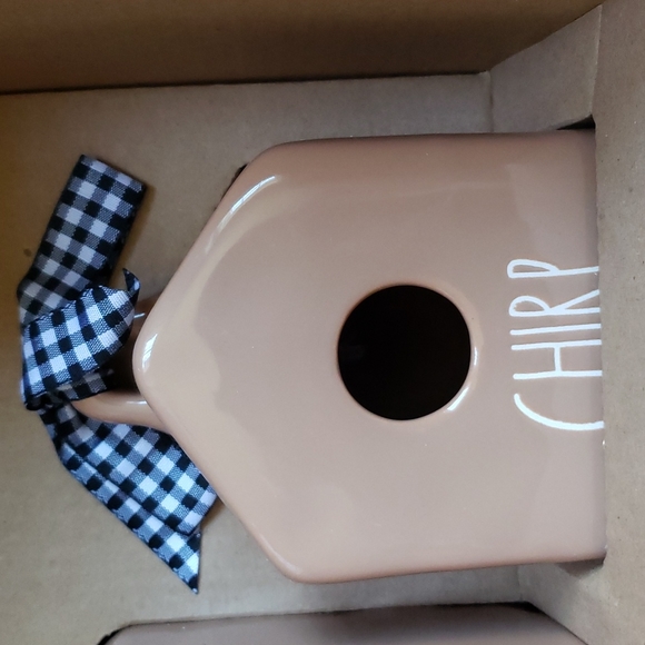 NWT Rae Dunn Tweet And Chirp Set Of 2 Birdhouses - Picture 4 of 5